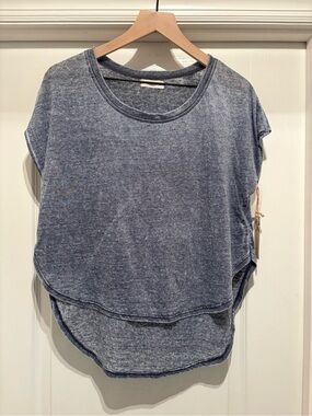 Women’s Ocean Drive Clothing Co. gray short-sleeve top size S NWT
